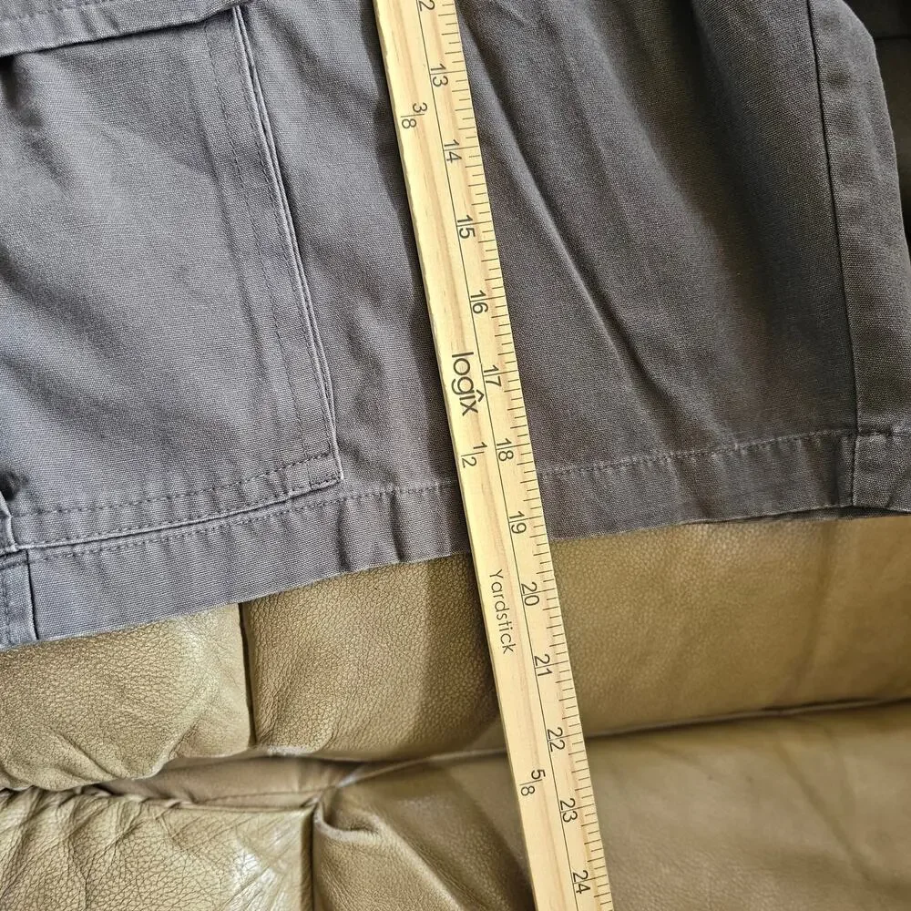 Club Room by Charter Club Men's Gray Cargo Shorts, Size 34